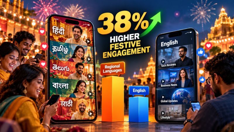 Regional-Language Digital Content Sees 38% Higher Festive Engagement Than English: Admerly