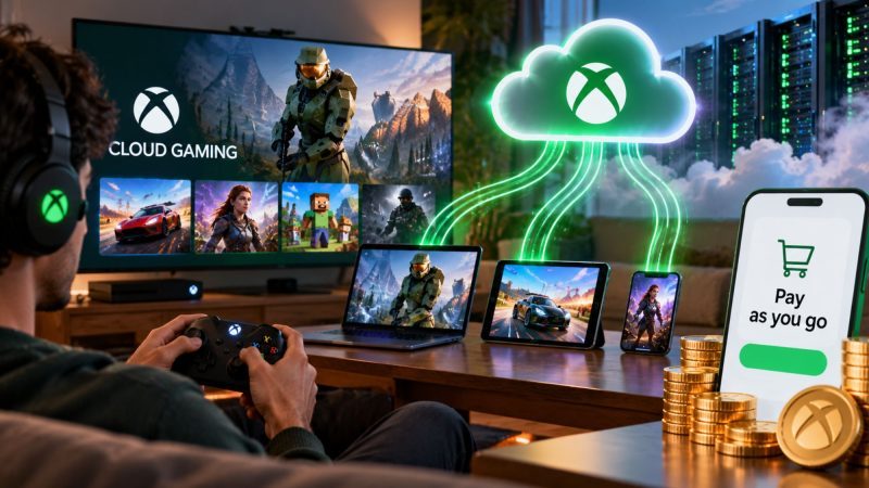Microsoft Introduces Pay-As-You-Go Model for Xbox Cloud Gaming