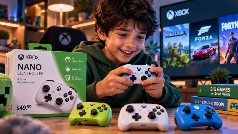 Microsoft Unveils $49.99 Xbox Nano Controller Designed for Younger Players