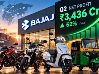 Bajaj Auto Q2 FY27 Results: Consolidated Net Profit Rises 62% to ₹3,436 Crore on Exports and EV Sales